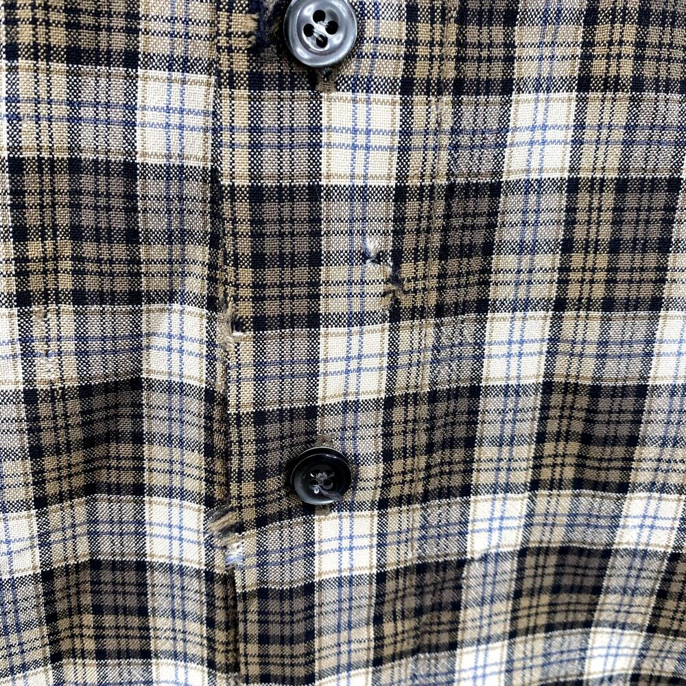 Sir Pendleton Shirt Men's XL Brown Plaid Wool Outdoor Workwear Academia Grunge - Picture 8 of 16